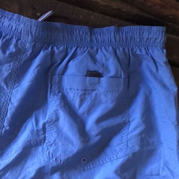 Croft & Barrow blue Red white  Men swim trunks XL - Picture 5 of 9